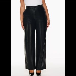Babaton Agency Pant, Vegan Leather Pants